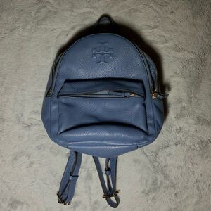 Tory Burch Thea Mini Backpack Leather Blue